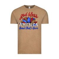 God Bless America Land That I Love Vintage Tee | Teevron