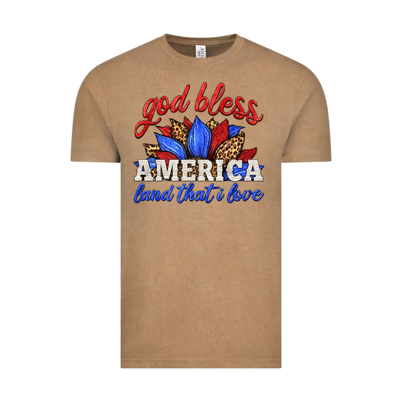 God Bless America Land That I Love Vintage Tee by HRA Design Shop | Teevron