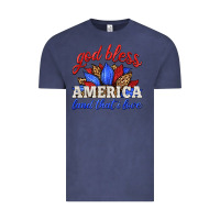 Vintage Denim god bless america land that i love Vintage Tee - HRA Design Shop