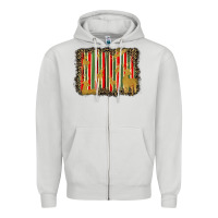 Dove Grey christmas reindeers leopard background Zipper Hoodie - BarkalooDesign