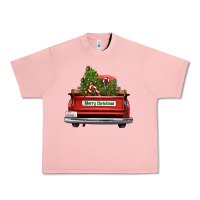 Salmon Christmas trees truck Urban Heavy Tee - FaDigitalArtStudio