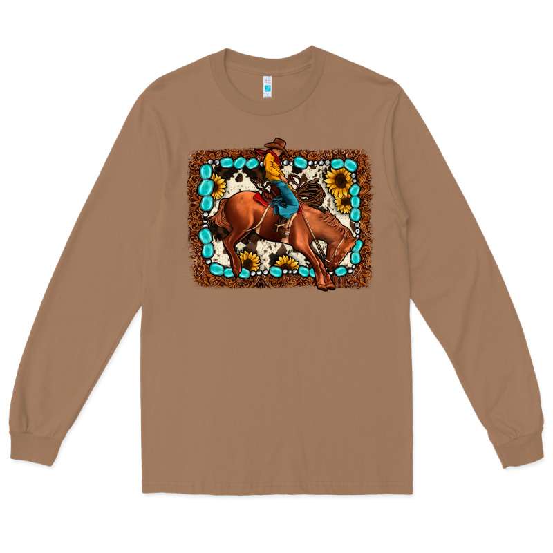 Rodeo Cowboy Long Sleeve Tee by JahusDesignShop | Teevron