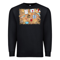Black nurse Premium Sweatshirt - MaliasSmallBusiness