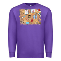 Purple nurse Premium Sweatshirt - MaliasSmallBusiness