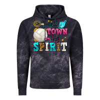 Cloud Black small town big spirit volleyball Vintage Hoodie - Zillion Design Studio