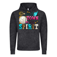 Vintage Black small town big spirit volleyball Vintage Hoodie - Zillion Design Studio