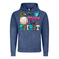 Vintage Denim small town big spirit volleyball Vintage Hoodie - Zillion Design Studio