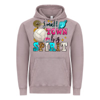Vintage Zinc small town big spirit volleyball Vintage Hoodie - Zillion Design Studio