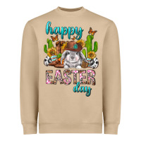Mushroom Happy Easter Day Rodeo Heavyweight Sweatshirt - Neo Western