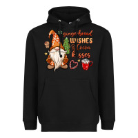 Black gingerbread wishes cocoa kisses Heavyweight Hoodie - MaliasSmallBusiness