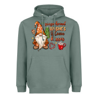 Sage gingerbread wishes cocoa kisses Heavyweight Hoodie - MaliasSmallBusiness