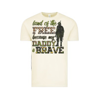 Vintage Arctic land of the free because my daddy is brave Vintage Tee - HRA Design Shop
