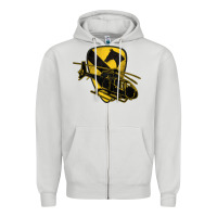 Dove Grey 1st cavalry division chopper helicopter air cav Zipper Hoodie - Jasminsmagicworld