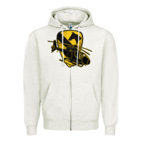 Oatmeal Heather 1st cavalry division chopper helicopter air cav Zipper Hoodie - Jasminsmagicworld