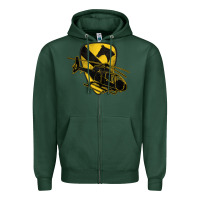 Sports Green 1st cavalry division chopper helicopter air cav Zipper Hoodie - Jasminsmagicworld