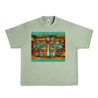 Oil Green crosses tumbler Urban Heavy Tee - BarkalooDesign
