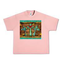 Salmon crosses tumbler Urban Heavy Tee - BarkalooDesign