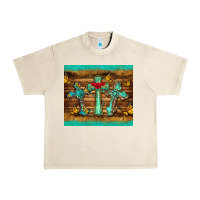 Sandshell crosses tumbler Urban Heavy Tee - BarkalooDesign