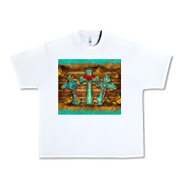 White crosses tumbler Urban Heavy Tee - BarkalooDesign
