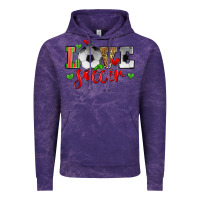 Cloud Purple love soccer Vintage Hoodie - Zillion Design Studio