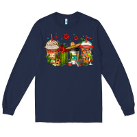 Navy cinco de mayo coffee cups Long Sleeve Tee - Jasminsmagicworld
