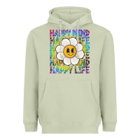 Matcha happy mind happy life Heavyweight Hoodie - NancyCooperArtShop
