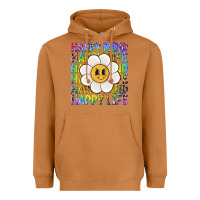Meerkat happy mind happy life Heavyweight Hoodie - NancyCooperArtShop