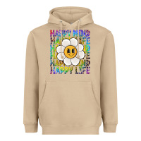 Mushroom happy mind happy life Heavyweight Hoodie - NancyCooperArtShop