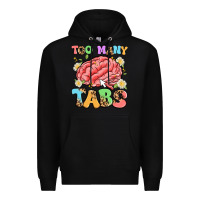 Black too many tabs Premium Hoodie - Artiststas