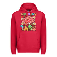 Cardinal too many tabs Premium Hoodie - Artiststas