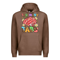 Chestnut too many tabs Premium Hoodie - Artiststas