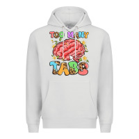 Dove Grey too many tabs Premium Hoodie - Artiststas