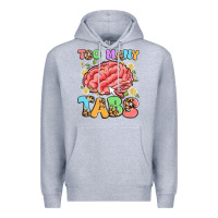 Heather Grey too many tabs Premium Hoodie - Artiststas
