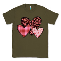 Army Green hearts Classic Tee - JahusDesignShop