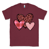 Burgundy hearts Classic Tee - JahusDesignShop