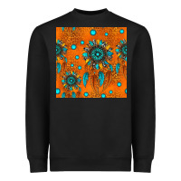 Black western dreamcatchers seamless pattern Heavyweight Sweatshirt - HRA Design Shop