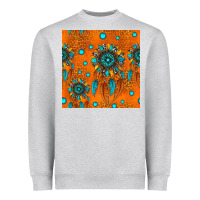 Western Dreamcatchers Seamless Pattern Heavyweight Sweatshirt | Teevron