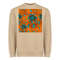 Mushroom western dreamcatchers seamless pattern Heavyweight Sweatshirt - HRA Design Shop