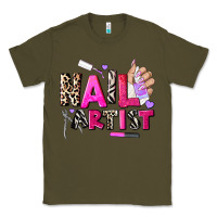 Army Green nail artist Classic Tee - AdoDesignShop