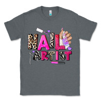 Charcoal Heather nail artist Classic Tee - AdoDesignShop