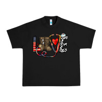Black america nurse Urban Heavy Tee - CowhideDigitalArt