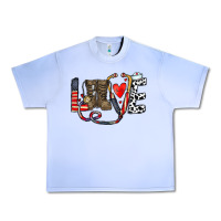 Grape Ice america nurse Urban Heavy Tee - CowhideDigitalArt