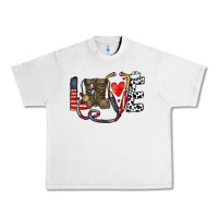 Lunar Rock america nurse Urban Heavy Tee - CowhideDigitalArt