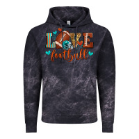 Cloud Black love football Vintage Hoodie - Zillion Design Studio