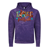 Cloud Purple love football Vintage Hoodie - Zillion Design Studio