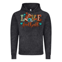 Vintage Black love football Vintage Hoodie - Zillion Design Studio