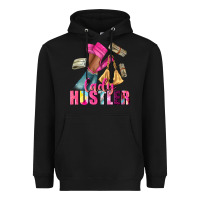 Black lady hustler afro high heels Heavyweight Hoodie - NancyCooperArtShop