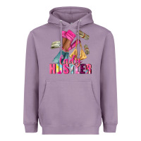 Lavender lady hustler afro high heels Heavyweight Hoodie - NancyCooperArtShop