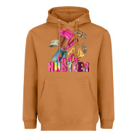 Meerkat lady hustler afro high heels Heavyweight Hoodie - NancyCooperArtShop