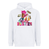 White lady hustler afro high heels Heavyweight Hoodie - NancyCooperArtShop